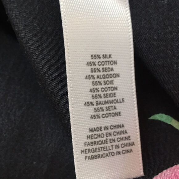 Alternative Apparel Peaches Silk Blend Black Top - Picture 8 of 11